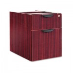 ALEVA552222MY Valencia Series 3/4 Box/File Pedestal, 15 5/8w x 20 1/2d x 19 1/4h, Mahogany