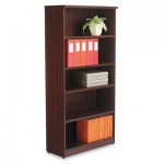 ALEVA636632MY Valencia Series Bookcase, Five-Shelf, 31 3/4w x 14d x 65h, Mahogany ALEVA636632MY