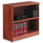 ALEVA633032MC Valencia Series Bookcase, Two-Shelf, 31 3/4w x 14d x 29 1/2h, Medium Cherry ALEVA633032MC