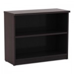 Valencia Series Bookcase, Two-Shelf, 31 3/4w x 14d x 29 1/2h, Espresso ALEVA633032ES