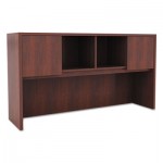 Valencia Series Hutch with Doors, 58 7/8w x 15d x 35 1/2h, Medium Cherry ALEVA286015MC