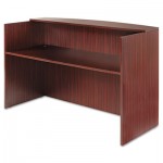 ALEVA327236MY Valencia Series Reception Desk w/Counter, 71w x 35 1/2d x 42 1/2h, Mahogany ALEVA327236MY