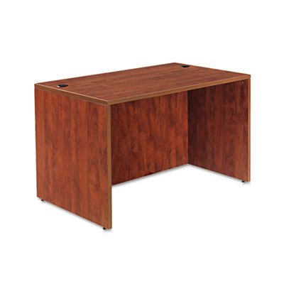 ALEVA214830MC Valencia Series Straight Front Desk Shell, 47 1/4 x 29 1/2 x 29 1/2, Med Cherry