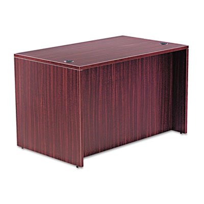 ALEVA214830MY Valencia Series Straight Front Desk Shell, 47 1/4w x 29 1/2d x 29 1/2h, Mahogany ALEVA214830MY