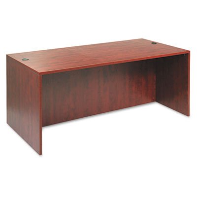 ALEVA217236MC Valencia Series Straight Front Desk Shell, 71w x 35 1/2d x 29 1/2h, Med Cherry ALEVA217236MC