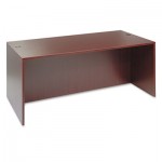 ALEVA217236MY Valencia Series Straight Front Desk Shell, 71w x 35 1/2d x 29 1/2h, Mahogany ALEVA217236MY