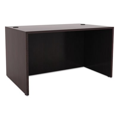 Valencia Series Straight Front Desk Shell, 47 1/4w x 29 1/2d x 29 1/2h, Espresso ALEVA214830ES