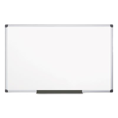 Value Lacquered Steel Magnetic Dry Erase Board, 48 x 96, White, Aluminum Frame BVCMA2107170