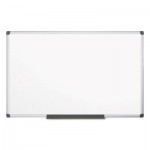 Value Lacquered Steel Magnetic Dry Erase Board, 48 x 96, White, Aluminum Frame BVCMA2107170