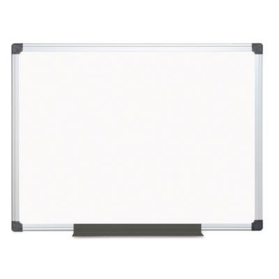 Value Lacquered Steel Magnetic Dry Erase Board, 36 x 48, White, Aluminum Frame BVCMA0507170