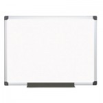 Value Lacquered Steel Magnetic Dry Erase Board, 36 x 48, White, Aluminum Frame BVCMA0507170
