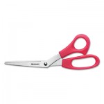 Westcott Value Line Stainless Steel Shears, 8" Bent, Red ACM10703
