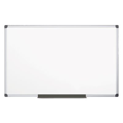 Value Melamine Dry Erase Board, 48 x 96, White, Aluminum Frame BVCMA2112170MV