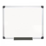 Value Melamine Dry Erase Board, 24 x 36, White, Aluminum Frame BVCMA0312170MV