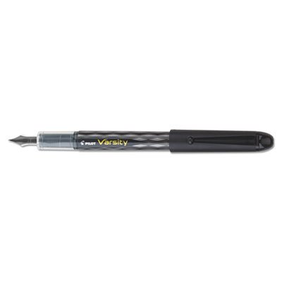 Pilot Varsity Fountain Pen, Black Ink, 1mm PIL90010