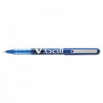 Pilot VBall Liquid Ink Roller Ball Stick Pen, Blue Ink, .5mm, Dozen PIL35201