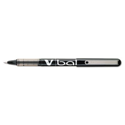Pilot VBall Liquid Ink Roller Ball Stick Pen, Black Ink, .5mm, Dozen PIL35200