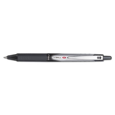 Pilot VBall RT Liquid Ink Retractable Roller Ball Pen, Black Ink, .7mm PIL26206