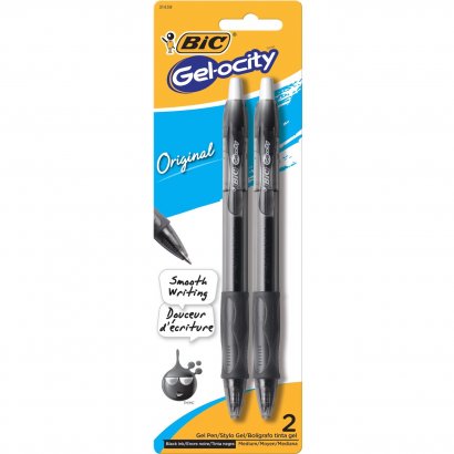 BIC Velocity Gel Retractable Pen RLCP21-BK