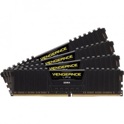 Corsair Vengeance LPX 16GB (4x4GB) DDR4 DRAM 2666MHz C16 Memory Kit CMK16GX4M4A2666C16