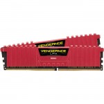 Corsair Vengeance LPX 8GB (2x4GB) DDR4 DRAM 2666MHz C16 Memory Kit - Red CMK8GX4M2A2666C16R