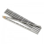 Verithin Colored Pencils, Metallic Silver, Dozen SAN02460