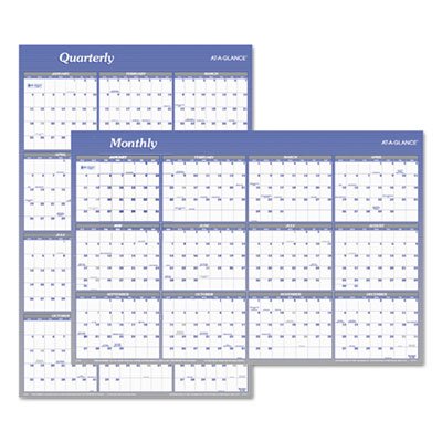 At-A-Glance Vertical/Horizontal Erasable Wall Planner, 24 x 36, 2016 AAGA1102