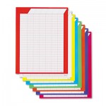 Trend Vertical Incentive Chart Pack, 22w x 28h, 8 Assorted Colors, 8/Pack TEPT73901