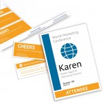 Avery Vertical Name Badge & Ticket Inserts 8522