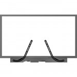 Kanto VESA Compatible Universal Sound Bar TV Mount SB100