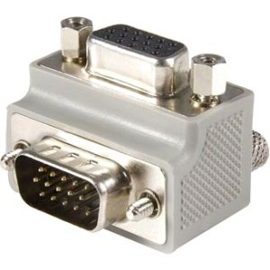 StarTech VGA Adapter Cable - Type 1 - Right Angle VGA (m) - VGA (f) GC1515MFRA1