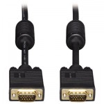 VGA Coax Monitor Cables, 50 ft, Black, HD15 Male; HD15 Male TRPP502050