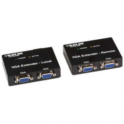 Black Box VGA Extender Kit, 2-Port Local, 2-Port Remote AC555A-R2