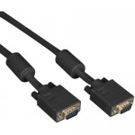 Black Box VGA Video Cable with Ferrite Core, Black, Male/Male, 10-ft. (3.0-m) EVNPS06B-0010-MM