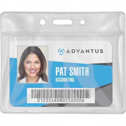 Advantus Vinyl ID Badge Holders 75683