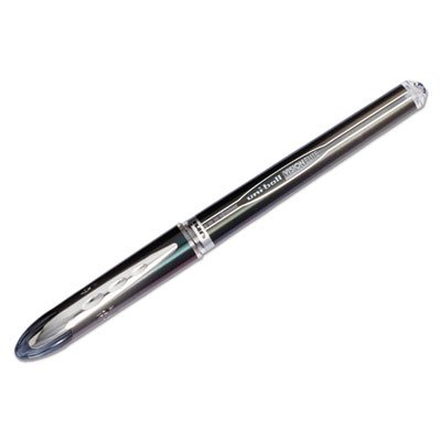 Uni-Ball VISION ELITE Roller Ball Stick Waterproof Pen, Black Ink, Super Fine SAN69000