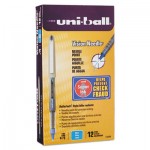 Uni-Ball Vision Needle Roller Ball Stick Liquid Pen, Blue Ink, Fine, Dozen SAN1734904