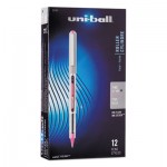 Uni-Ball Vision Roller Ball Stick Waterproof Pen, Passion Pink Ink, Fine, Dozen SAN60384
