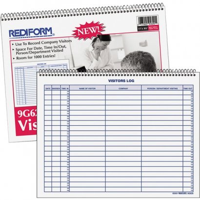 Rediform Visitor's Log Book 9G620