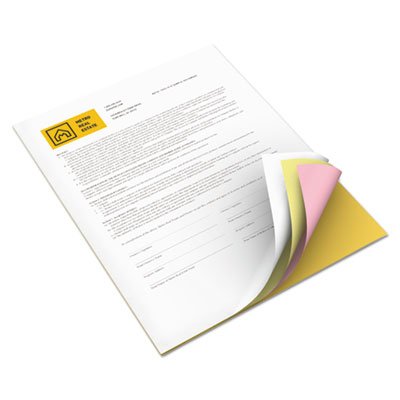 Vitality Multipurpose Carbonless Paper, 8 1/2 x 11, Goldenrod/Pink/Canary/White XER3R12856