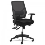 HON HVL582.ES10.T VL582 High-Back Task Chair, Supports up to 250 lbs., Black Seat/Black Back, Black Base