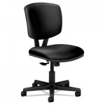 HON H5703.SB11.T Volt Series Task Chair with Synchro-Tilt, Black Leather HON5703SB11T
