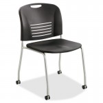 Vy Straight Leg Stack Chairs w/ Casters 4291BL