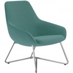 9 to 5 Seating W-shaped Base Lilly Lounge Chair 9111LGBFBU