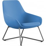 9 to 5 Seating W-shaped Base Lilly Lounge Chair 9111LGSFBU