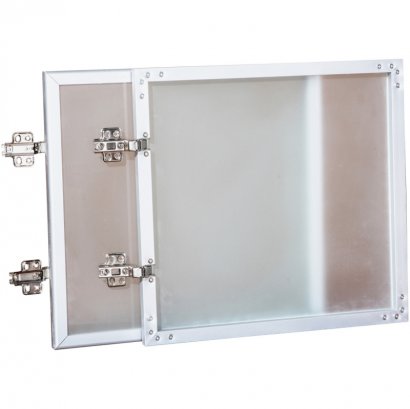Wall-Mount Hutch Frosted Glass Door 59577