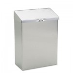 HOSPECO Wall Mount Sanitary Napkin Receptacle, Stainless Steel HOSND1E