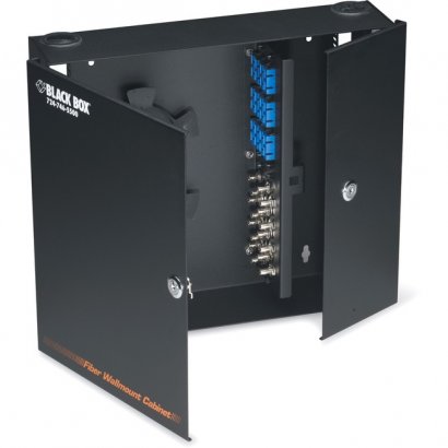 Black Box Wallmount Fiber Enclosure - Locking, 4-Slot JPM402A-R3