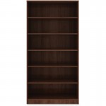 Lorell Walnut Laminate Bookcase 99792