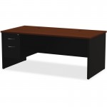 Walnut Laminate Comm. Steel Desk Series 79149